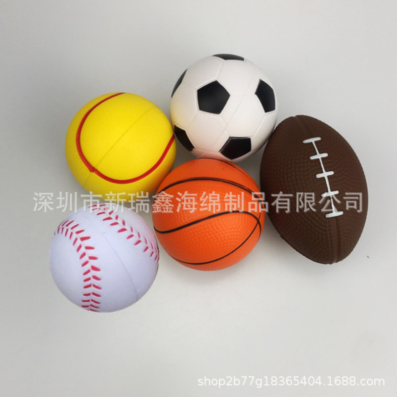 Large stock PU solid football Grip ball Vent Decompression ball American style football Toy Ball