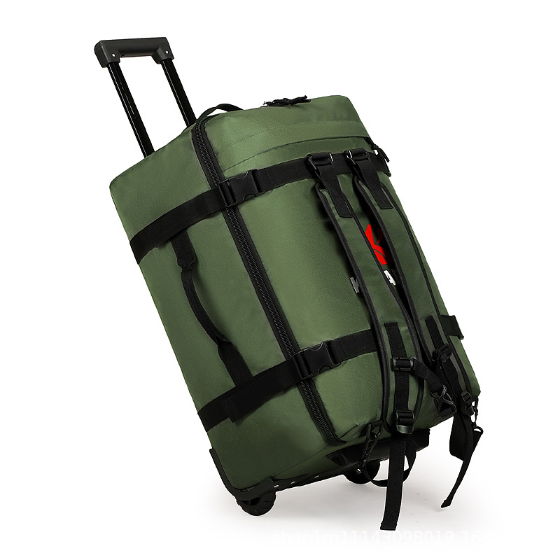 Bolsa de viaje con ruedas al aire libre caminata mochila bolsa de viaje bolsa de tracción bolsa de viaje al por mayor bolsa de transporte