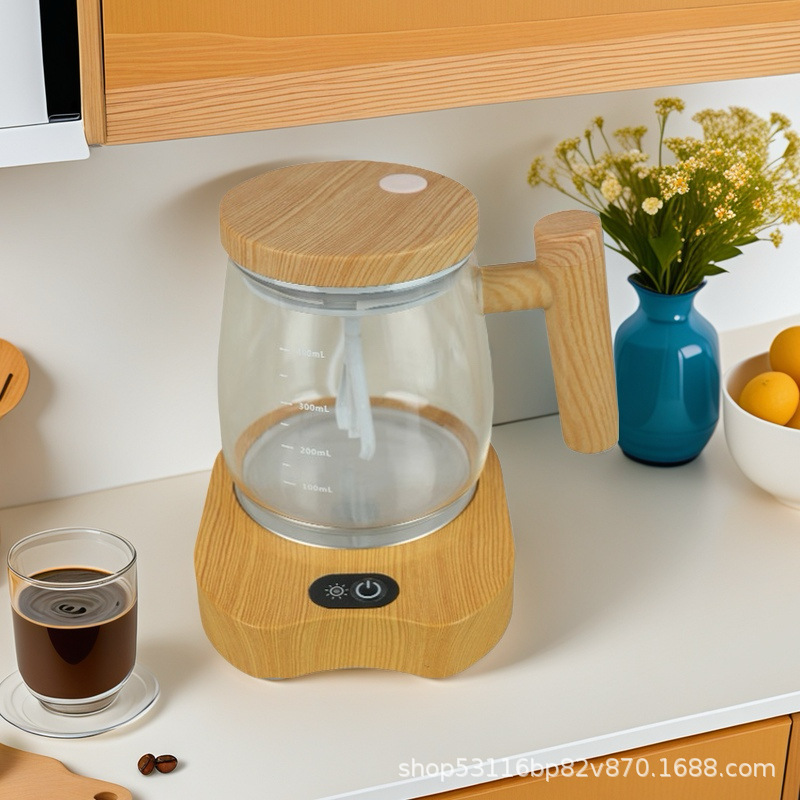 2024 nueva taza de mezcla automática taza de café recargable eléctrica leche en polvo leche de soja taza de agua especial preservación del calor