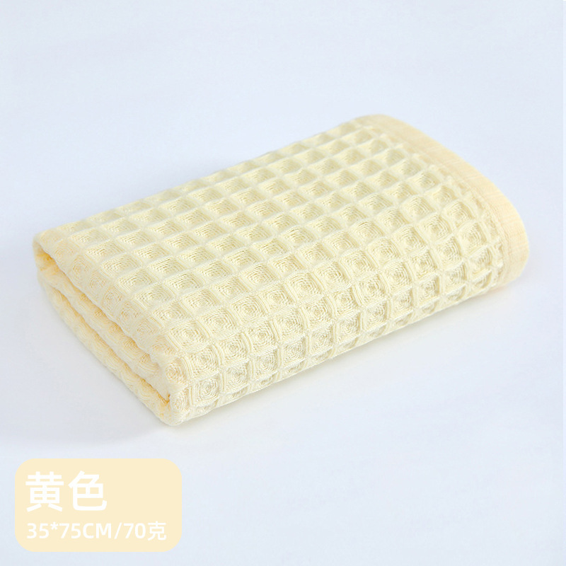 綿100% ワッフル織り 小さな正方形タオル 35*35cm 幼稚園用ハンドタオル 無地 吸水性 キッチン用プリント ギフト用小タオル|undefined