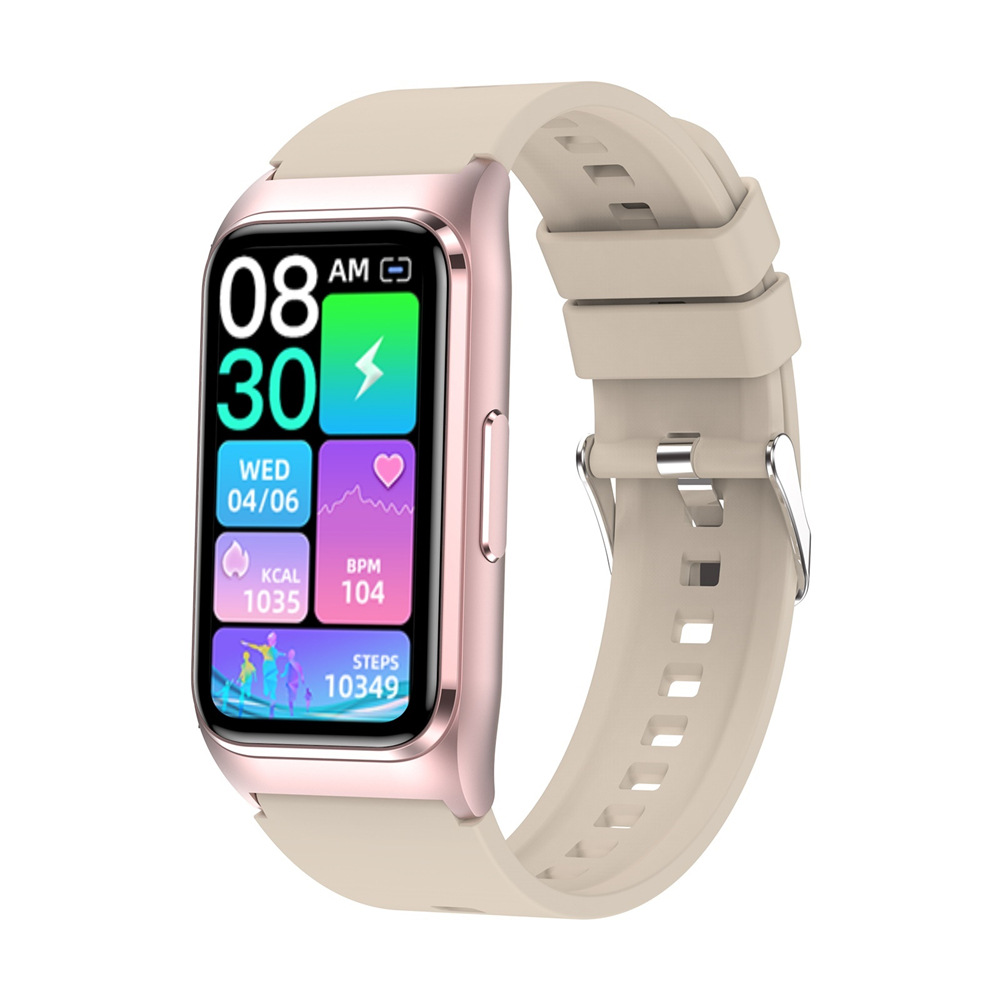 Nuevo reloj inteligente transfronterizo TK75 presión arterial glucosa monitoreo de frecuencia cardíaca cuidados remotos pulsera de deportes al aire libre