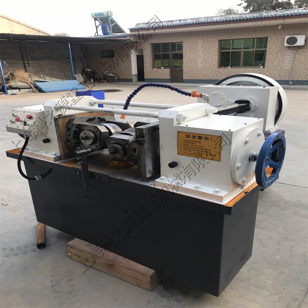 冷压成型液压螺纹滚丝机 建筑顶托丝杠生产设备 斜纹丝杠机