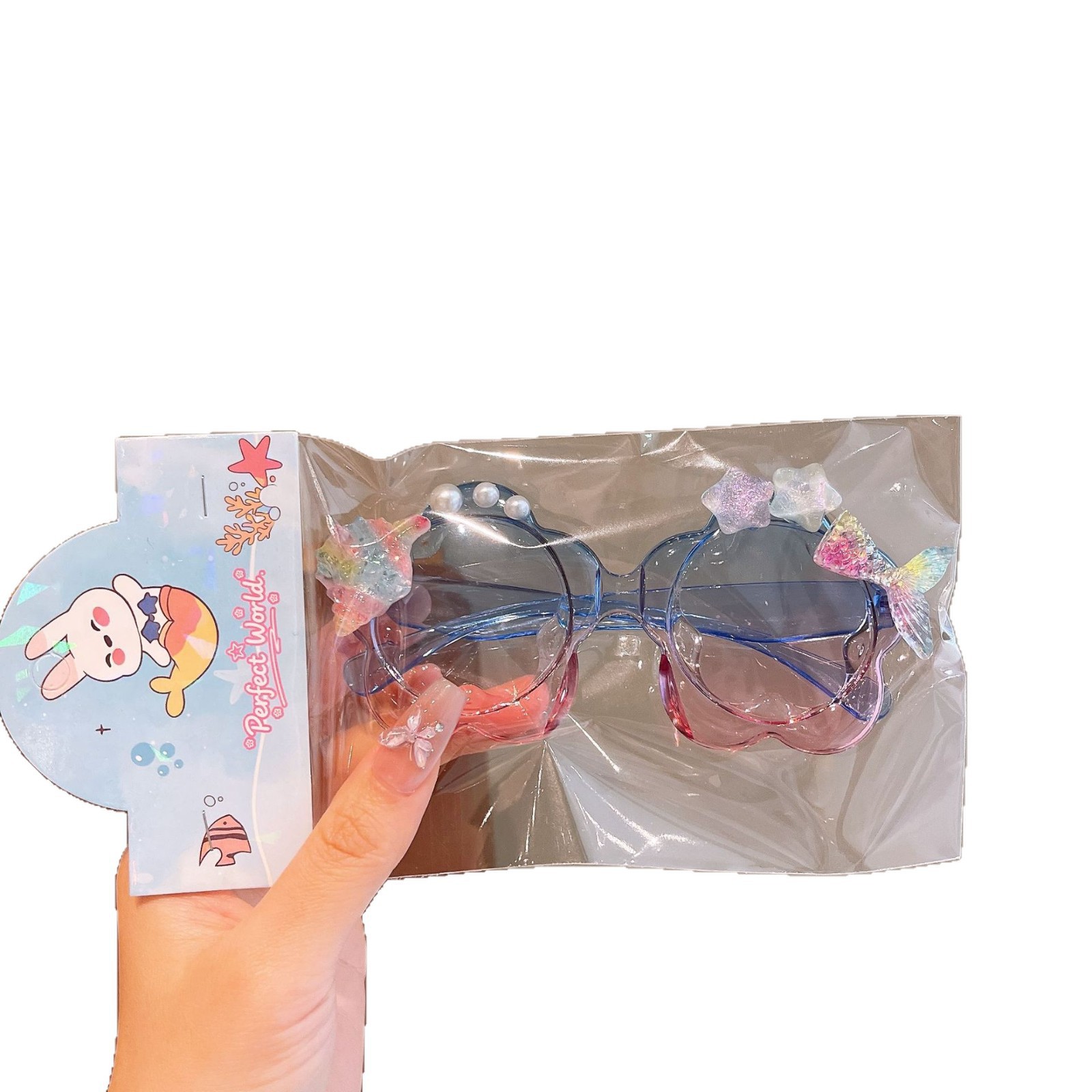 Gfas de sol para niños lindas gafas de protección solar Koolomi, gafas de sol de moda para niñas, nuevas gafas para bebés