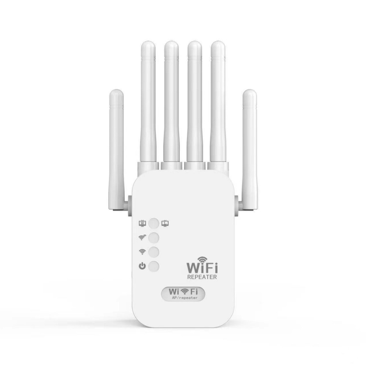 Amplificador de mejora de señal WIFI 1200M seis antenas a través de la pared 300M amplificador de retransmisión de red inalámbrica