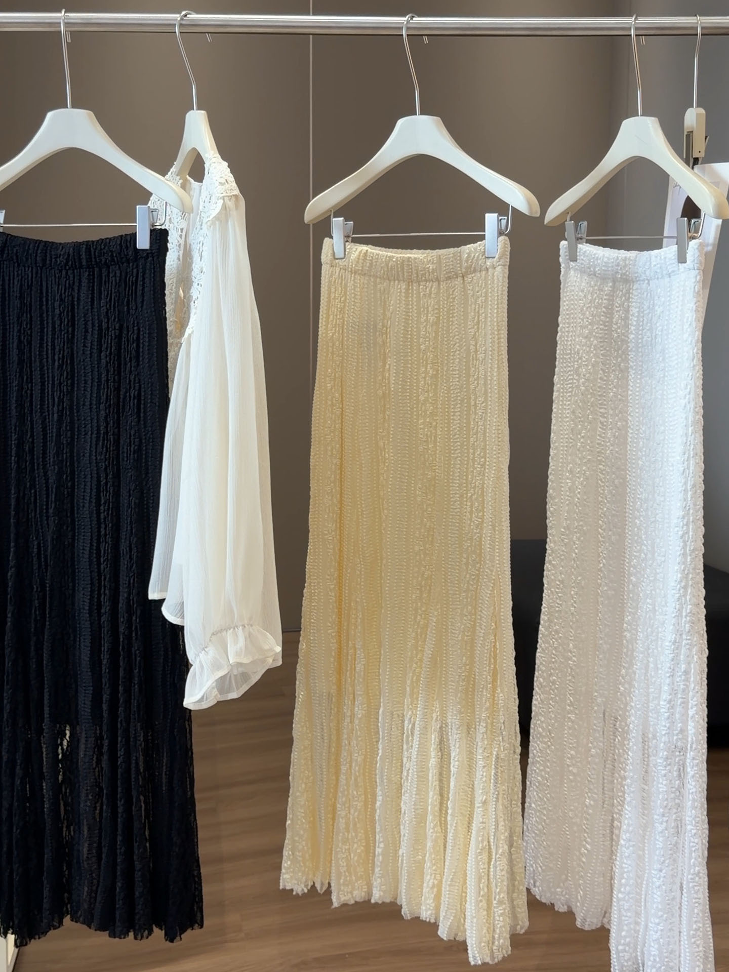 Lace summer elegant skirt
