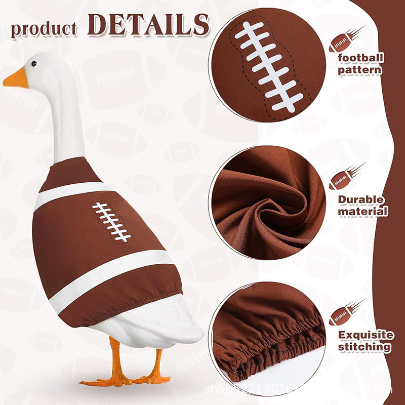 Rugby Porch Goose Costume Game Day Dress up Goose Costume Garden Outdoor Lawn Patio Yard Rugby Porch Goose Costume Game Day Dress up Goose Costume Garden Outdoor Lawn Patio Yard