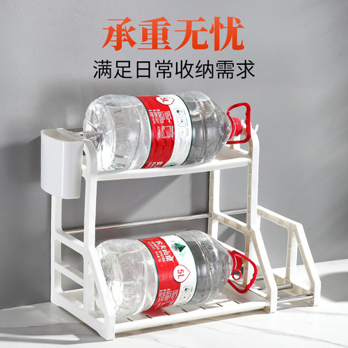 Kitchen seasoning storage rack chopsticks knife stand counter multi-functional seasoning tool kitchenware organizer multi-tier shelf