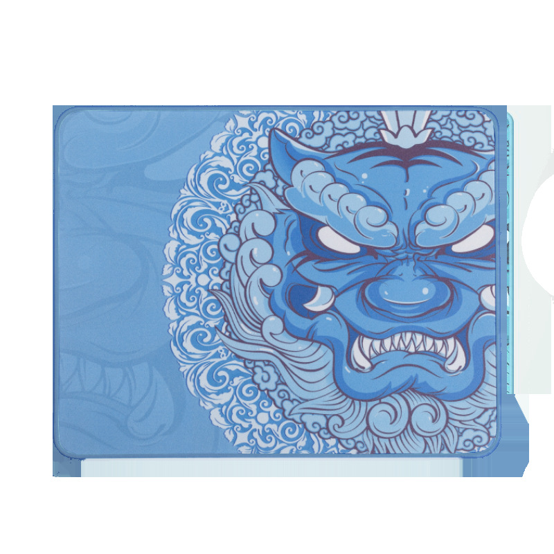 Tigre personaje alfombrilla de ratón juego profesional e-sports control recubierto Shanhai Master Ling Yun vidrio de pulpa verde