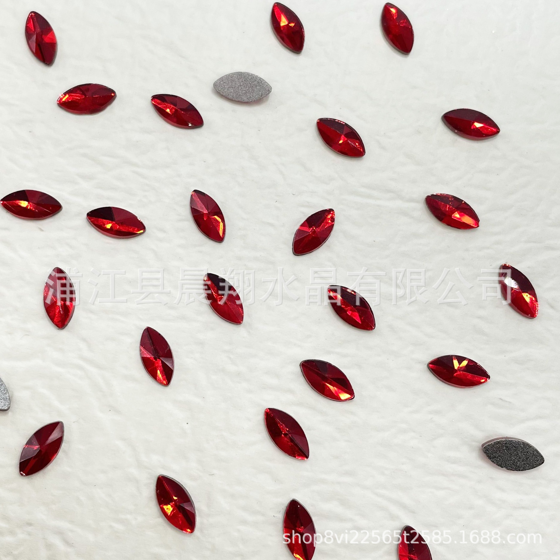 [보석 빨강] 3*6 말 눈