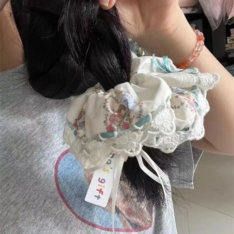 블루 베어 레이스 머리끈