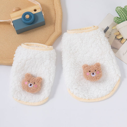 Pet clothes for puppies and kittens, cute sweatshirts for newborn puppies and kittens, small dog and cat fur coats