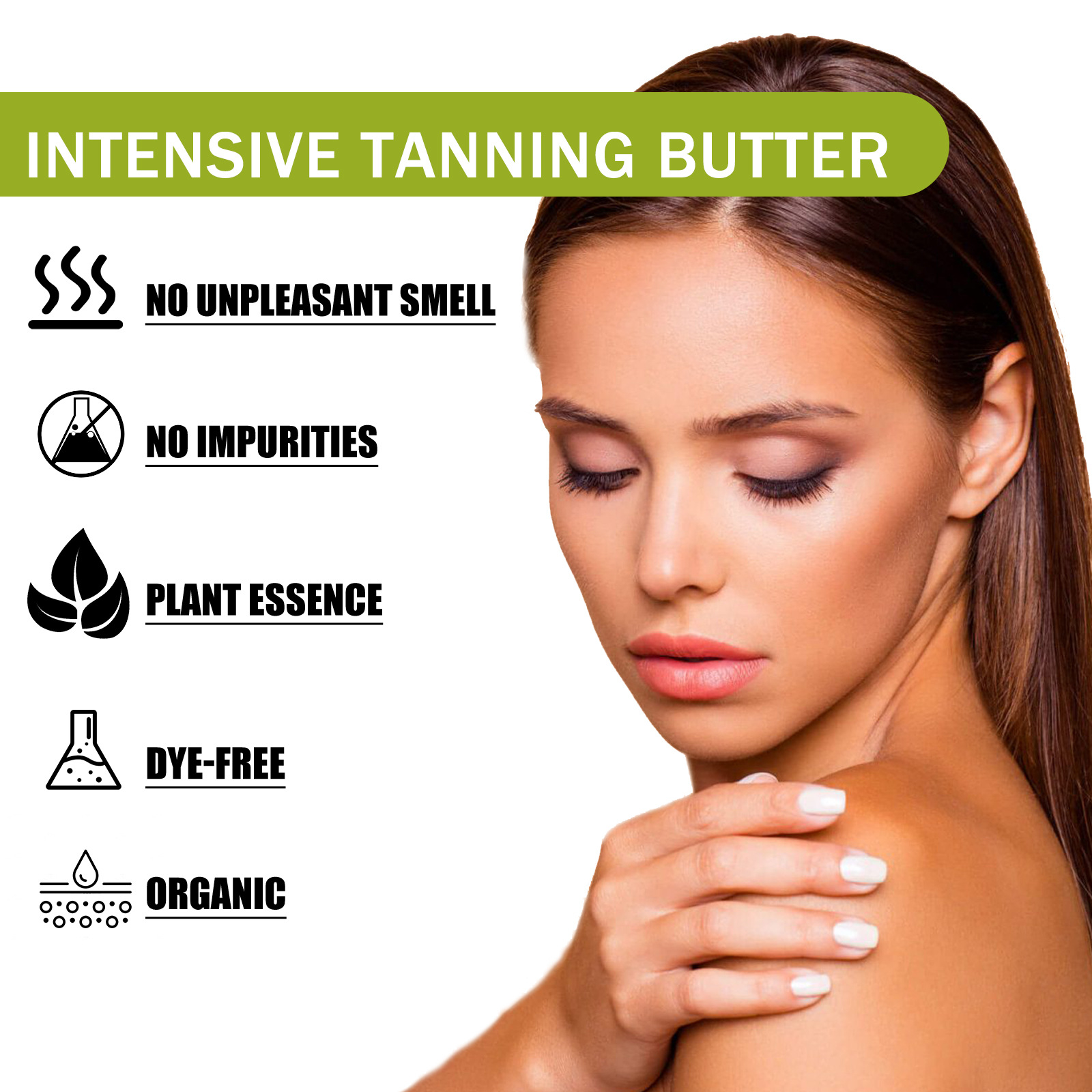EELHOE crée une couleur bronze antique naturelle pour les bains de soleil en plein air, aidant uniformément la peau à s'exposer au soleil. Noix de coco_voghion.com
