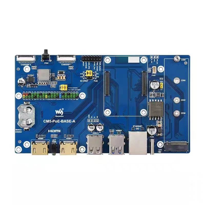 Кристаллическая плата Micro Snow Berry Pi CM5 модуль расчета CORE BOARD COMPUTE MODULE 5 POE расширительная плата
