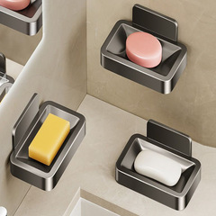 肥皂盒壁掛式浴室免打孔香皂碟衛生間置物架家用肥皂瀝水盒壁掛式