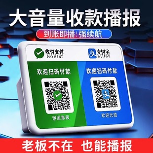 Modern D1 Super Long Standby Collection QR Code Voice Bluetooth Announcer Alipay Prompter Audio