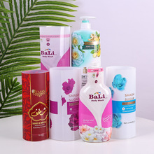 厂家直销彩印日用品包装pvc瓶身热收缩膜pet热缩膜标签奶茶热瓶贴