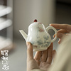 Mingzhi Mountain Annals Hand drawn teapot Kungfu Online tea set ceramics Porcelain Make tea Ewer Step by step lotus pot