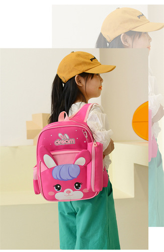Direct selling foreign trade kindergarten schoolbag 3-9 girls large capacity burden-reducing first grade student bag