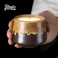 Керамическая чашка 200 мл с дизайном ниши Bincoo Flow Glaze, японский ретро керамическийcup