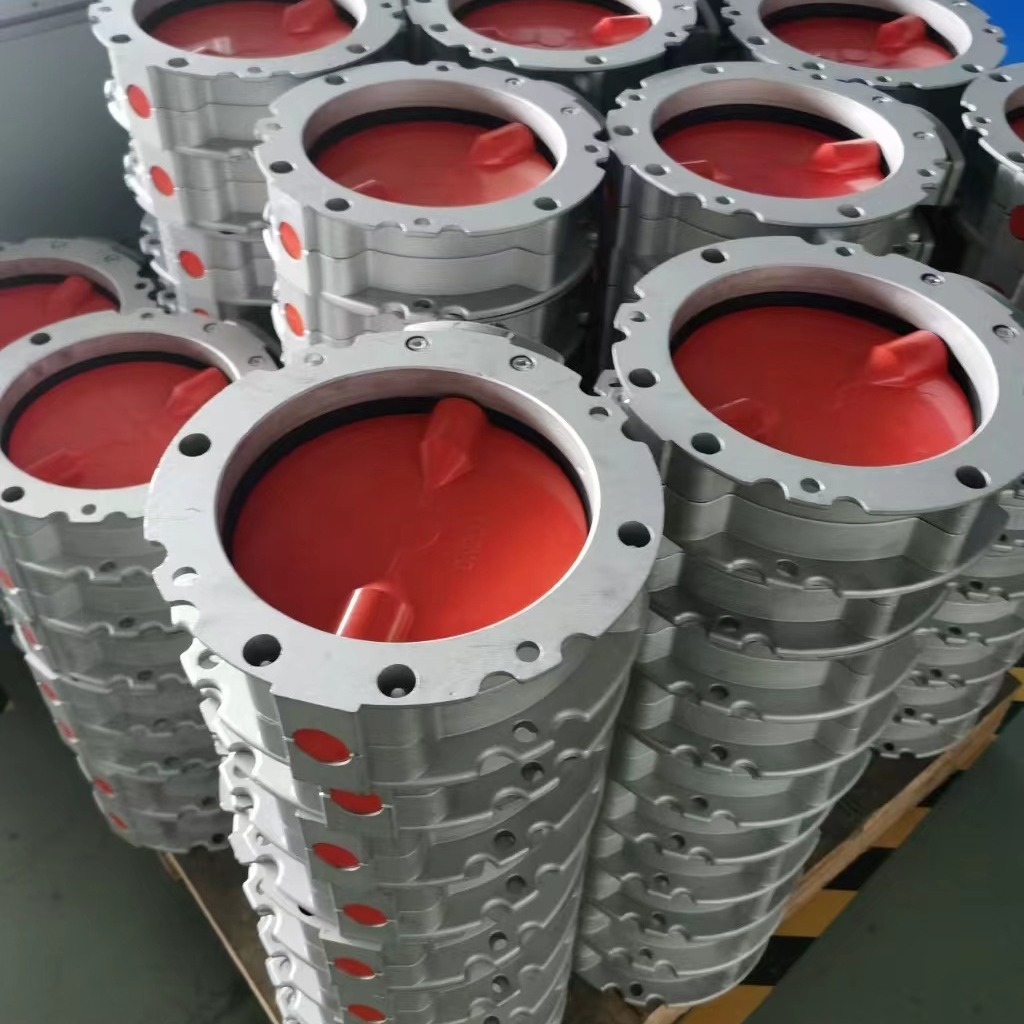 D41X-10L手动铝合金粉尘蝶阀规格尺寸