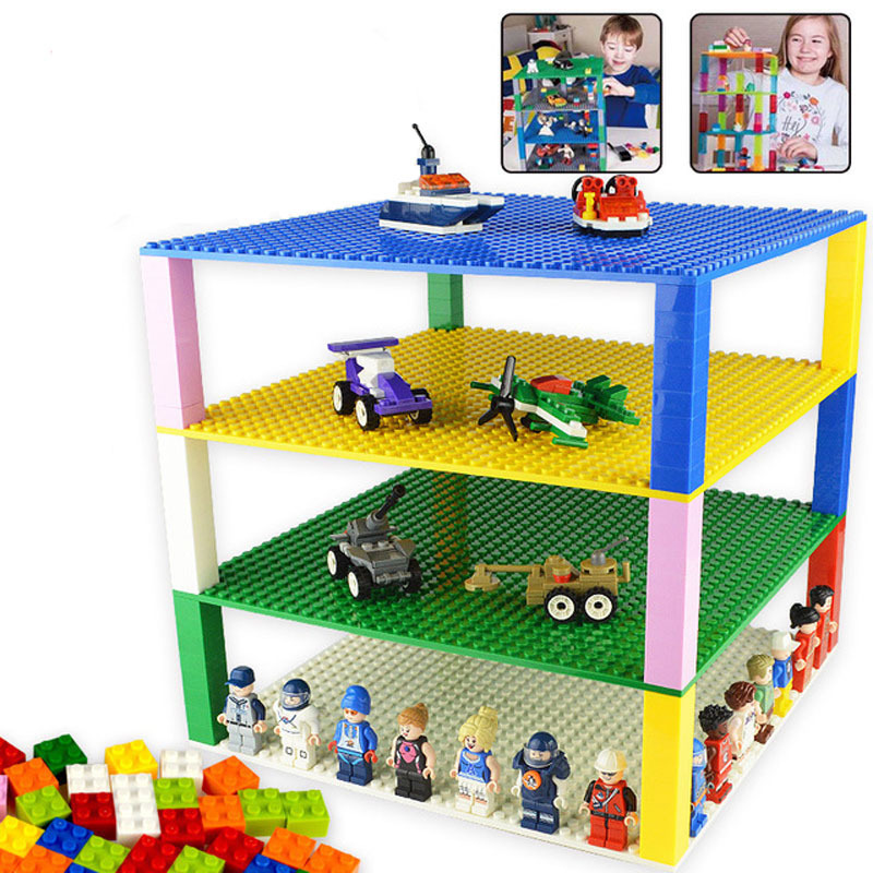 Small Particle Double-Sided Building Block Base Plate 32X32 Holes for Assembling Buildings, Compatible with Assembly Accessories, Loose Parts, Toy Table Small Particle Double-Sided Building Block Base Plate 32X32 Holes for Assembling Buildings, Compatible with Assembly Accessories, Loose Parts, Toy Table