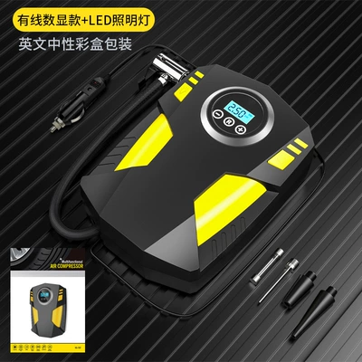 Portable Electric Tire Inflator: Hava nasosu - neutral-packaging-digital-display