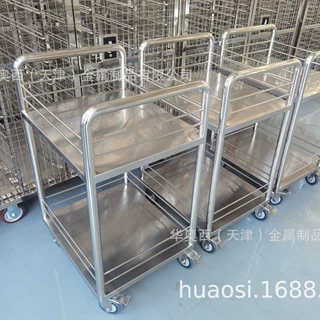 天津不锈钢静音手推车 - 生产定做 厂家 源头工厂直供