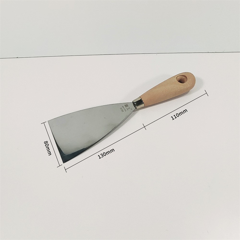 0104 3CR13 cuchillo métrico de cemento de acero inoxidable 8cm