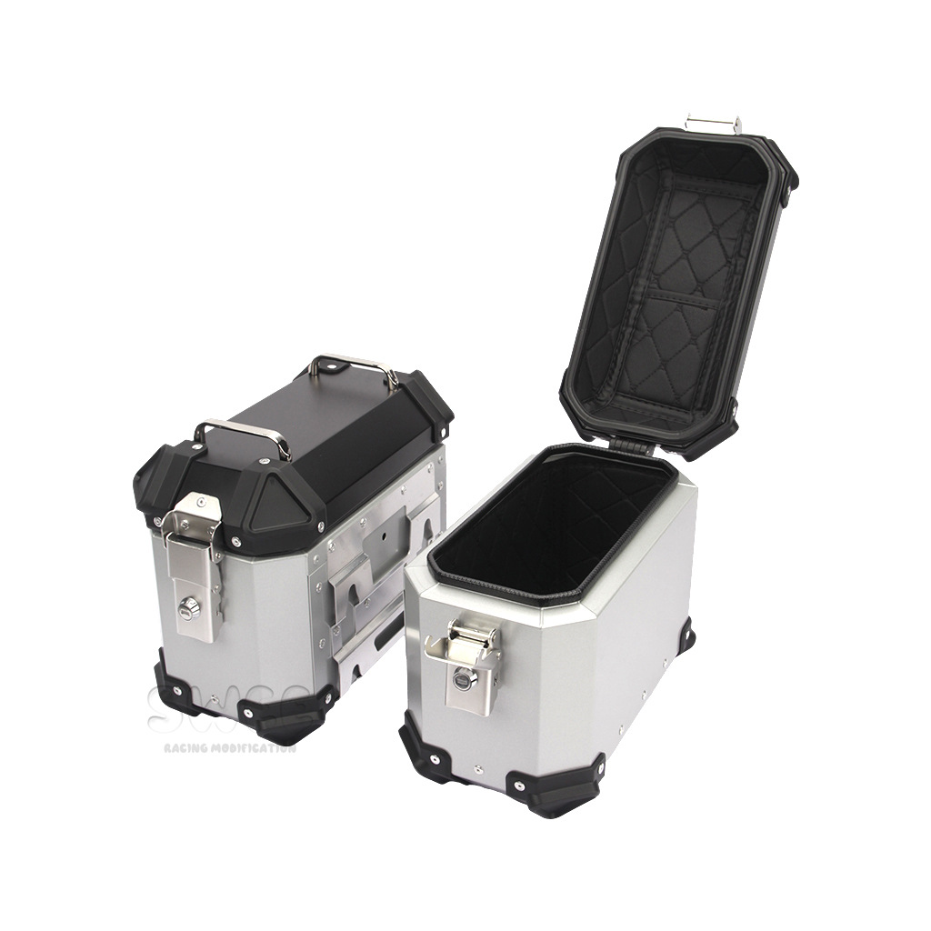 The New 18L Small-Capacity Motorcycle Aluminum Alloy Side Box Is Suitable for the Side Box and Trunk of the Niu Nine Electric Scooter