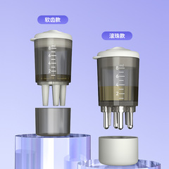 新型頭皮上薬器専用ミニ携帯導液櫛ボール養育毛液上薬櫛1ml上薬器