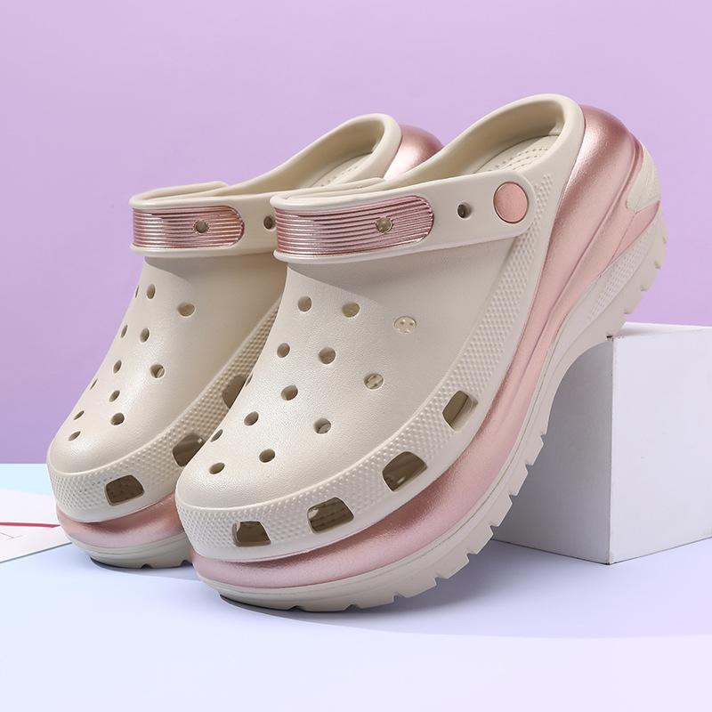 S 75306 Thick sole non-slip clogs thick-soled non-slip couple's clogs