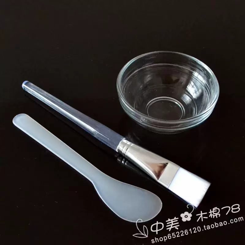 Salón de belleza tazón de aceite esencial tazón de vidrio transparente tazón pequeño tazón de máscara de espesamiento salón de belleza tazón de mezcla de película herramientas de suministros de spa