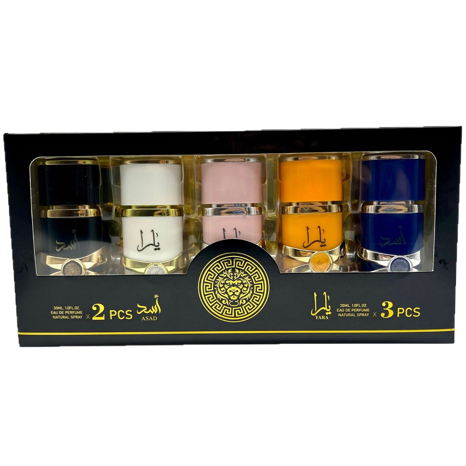 Conjunto de perfumes unissex Lattafa Yara Asad de alta qualidade para importação internacional – sucesso de vendas em Dubai, no Oriente Médio e na Arábia