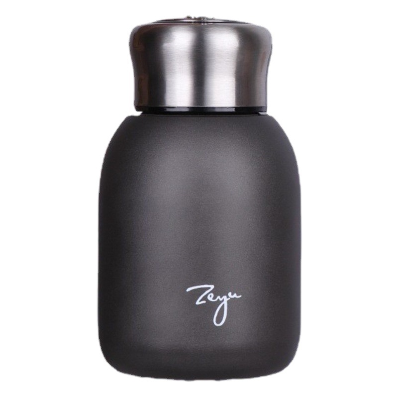 Mini termo de acero inoxidable 304, simple y compacto, taza de bolsillo para estudiantes, taza de agua para regalo de empresa, venta al por mayor