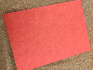A4 imported red cardboard thick cardboard hard cardboard handmade greeting cardboard tag cardboard 280g 100 pieces per pack