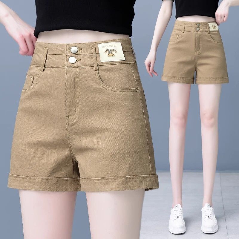 Women's Denim Shorts Summer Thin 2025 New High Waist Loose Slimming A- shaped Outer Wear Casual Wide Leg Pants Women's Denim Shorts Summer Thin 2025 New High Waist Loose Slimming A- shaped Outer Wear Casual Wide Leg Pants