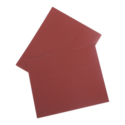 Sandpaper wholesale bison brand water-resistant red sandpaper brown corundum water-milled red sandpaper polishing sandpaper water-resistant sandpaper
