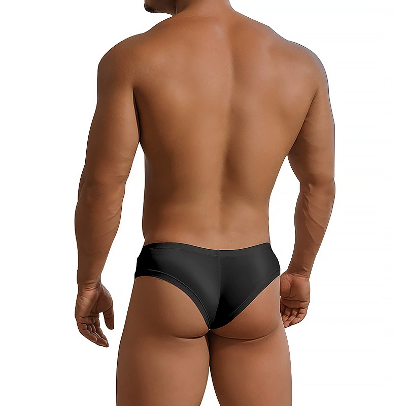 ADANNU мужские модальные трусы низкая талия sexy полупроця ч solid color брифсы мужской спортивный бесшовный AD325