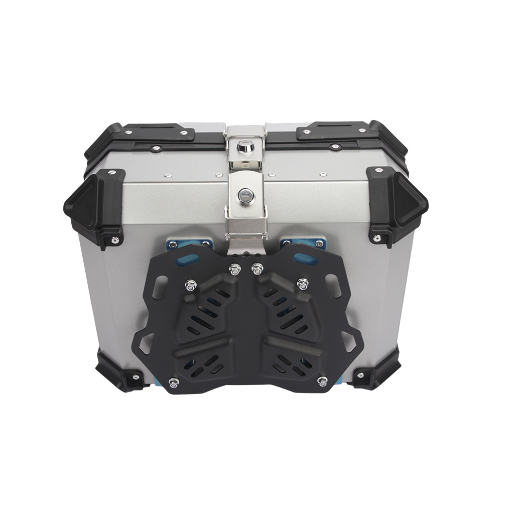 Electric Motorcycle Aluminum Alloy Rear Trunk 25L Capacity Neutral Waterproof Quick Release Electric Scooter Tail Box