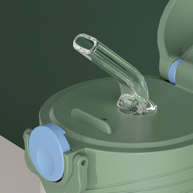 Taza de agua para niños taza de bebida para bebés taza de entrenamiento para bebés a prueba de fugas a prueba de caídas taza de paja de jardín de infantes OEM