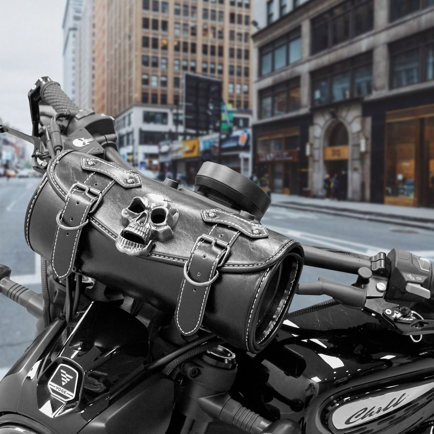 Punk Retro Motorcycle Bag Harley Motorcycle Outdoor Riding Pendant Device Tool Bag Off-Road Supplies Accessories