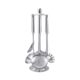 304 stainless steel household kitchen cooking spatula soup spoon colander kitchen utensils thickened extended spatula factory direct sales