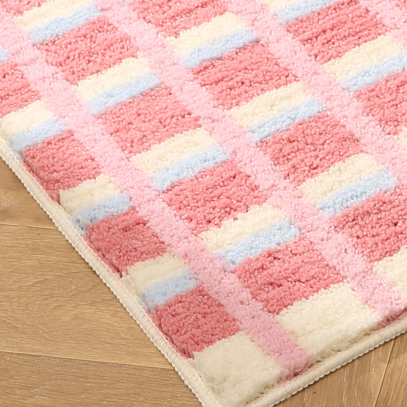 Door Absorbent Quick-Dry Foot Toilet Bathroom Carpet Bedroom Dopamine Flocked Mat_voghion.com