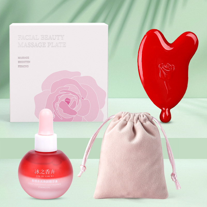 Raspado facial especial rosa ojo barra de extracción de tendones de elevación de estiramiento