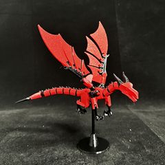 跨境爆款新品3D打印飞龙龙人玩偶多关节可动百变益智拼装网红摆件