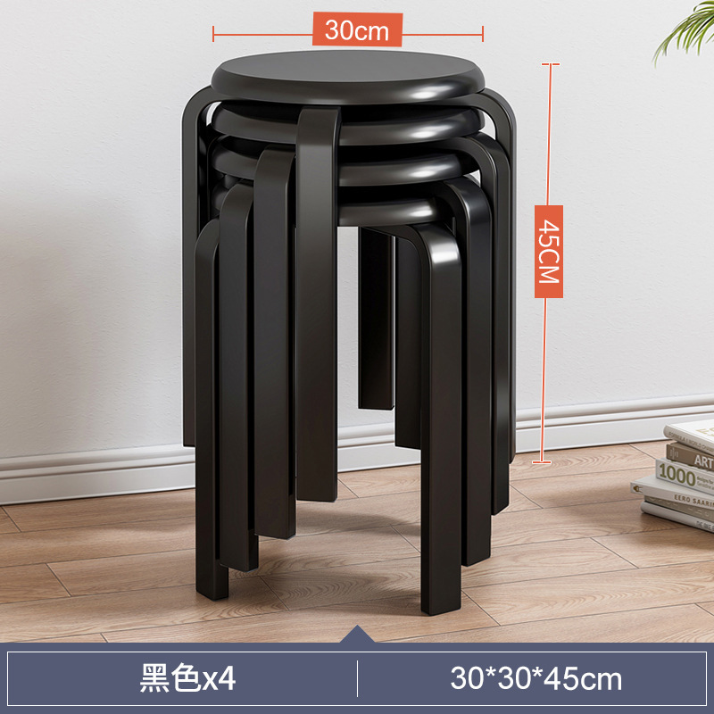 Taburete de madera maciza hogar taburete bajo banco pequeño salón silla de madera pequeño taburete redondo cambio de zapatos taburete internet celebridad mesa de café mesa de comedor taburete