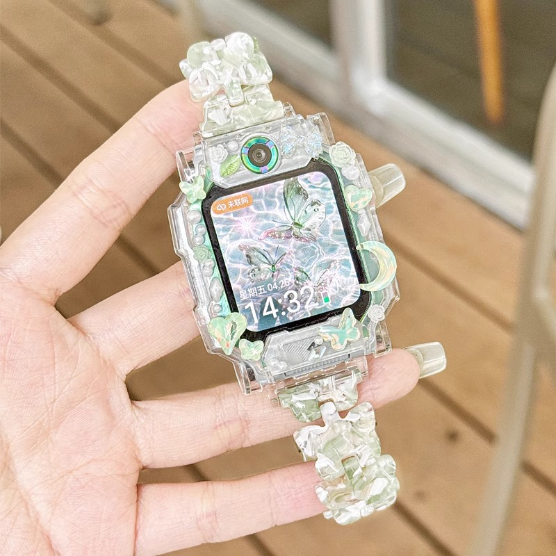 [Butterfly Forest Language] Suitable for Little Genius Phone Z11 Watch Strap Z10/Z9/Z8 Youth Version Z7 Smart Z6