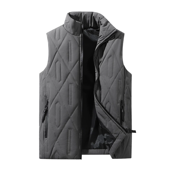 Dark Gray [Diamond Check Vest]