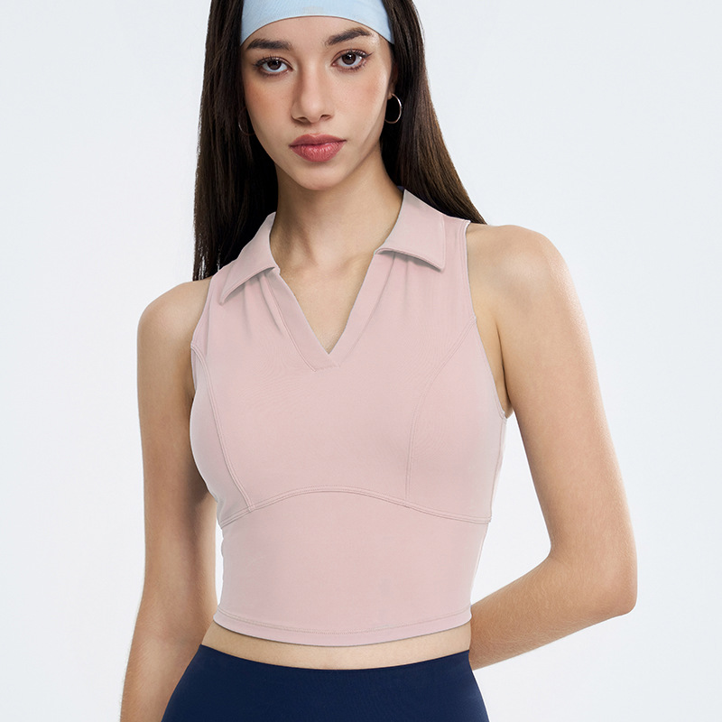 Taza fija cojín de pecho deportivo ropa interior entrenamiento femenino acondicionamiento físico ropa exterior correr ejercicio de salto antichoque chaleco de yoga elástico