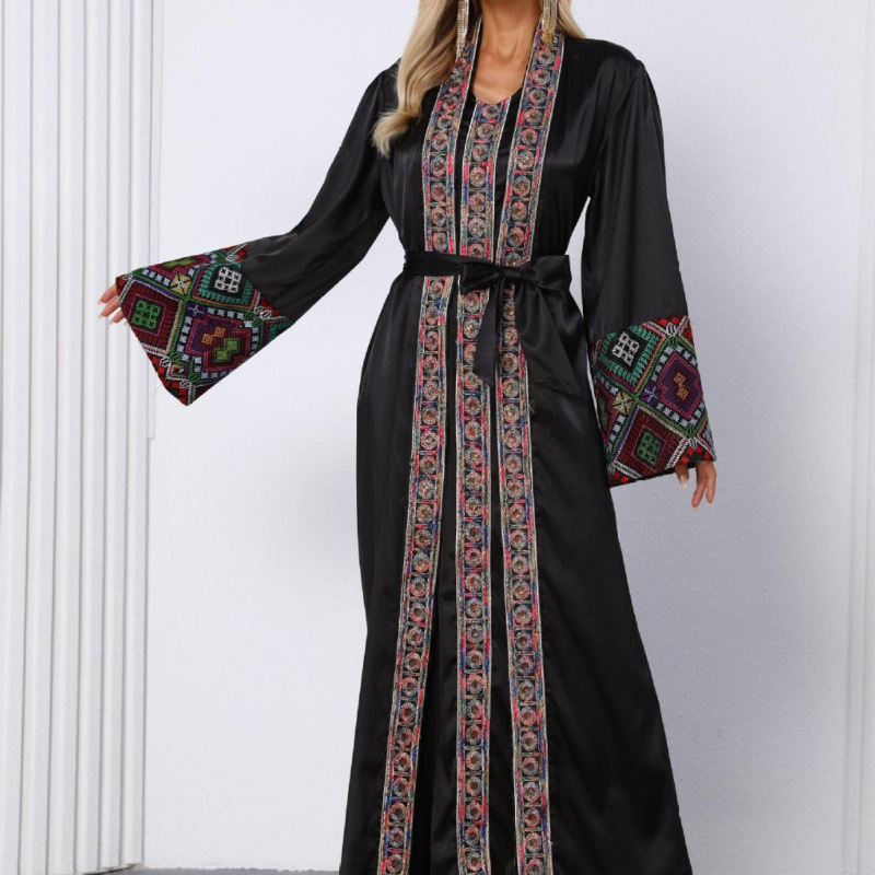 Cross-Border New Model Factory Direct Sale Pakistani Women's Two-Piece Dress Set